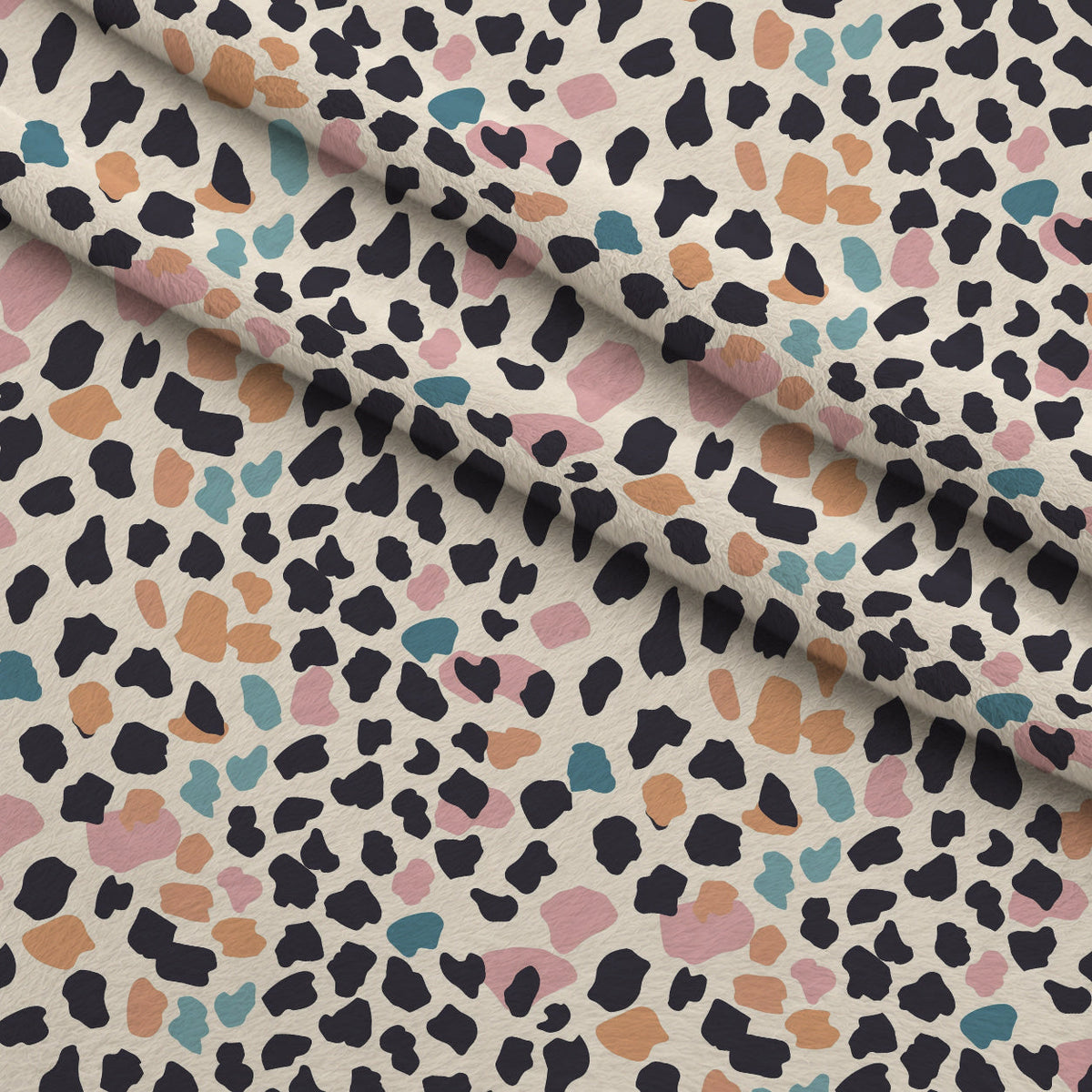 Sorbet Cheetah Spots Pattern 17 Minky Fabric