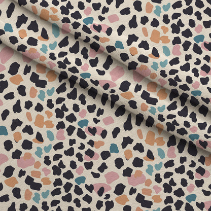 Sorbet Cheetah Spots Pattern 17 Minky Fabric