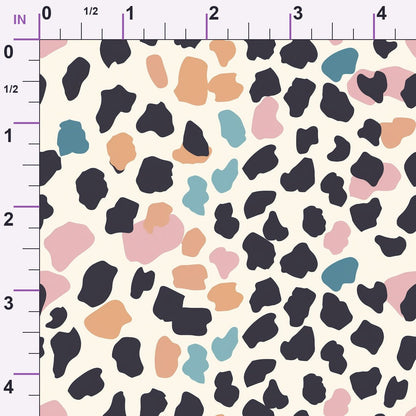 Sorbet Cheetah Spots Pattern 17 Minky Fabric