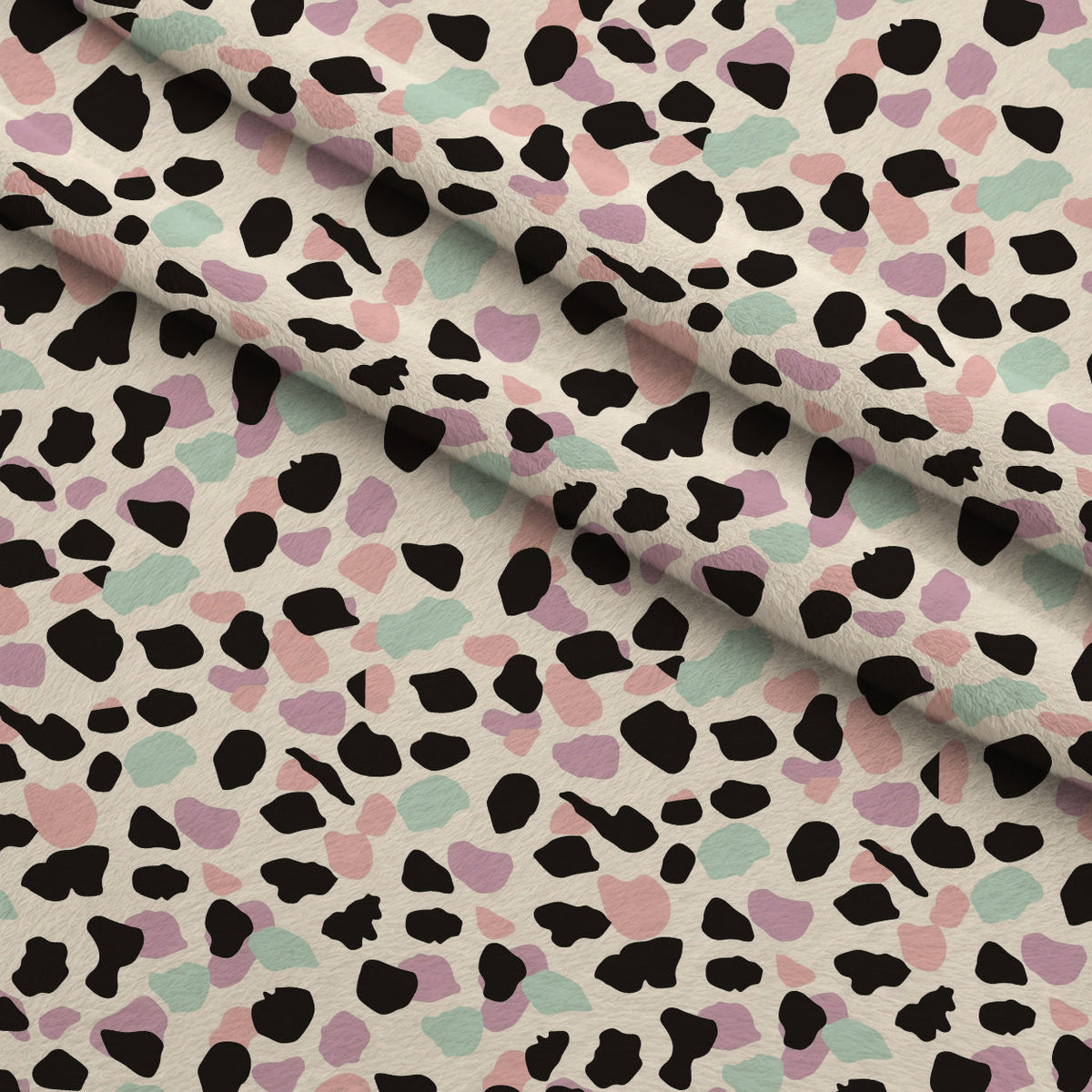 Sorbet Cheetah Spots Pattern 18 Minky Fabric