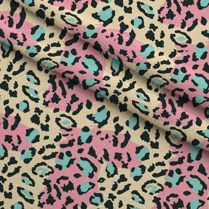 Sorbet Cheetah Spots Pattern 19 Minky Fabric