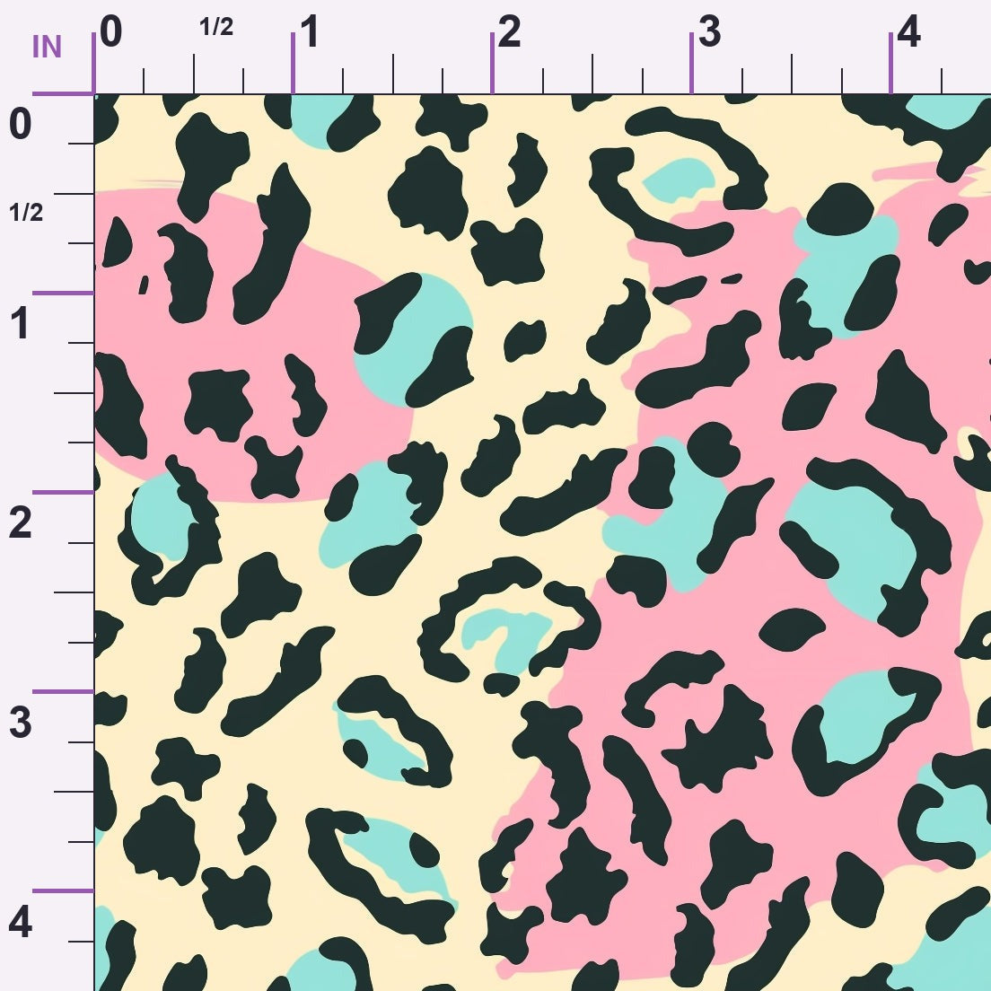 Sorbet Cheetah Spots Pattern 19 Minky Fabric
