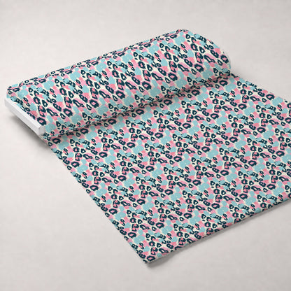 Sorbet Cheetah Spots Pattern 2 Minky Fabric