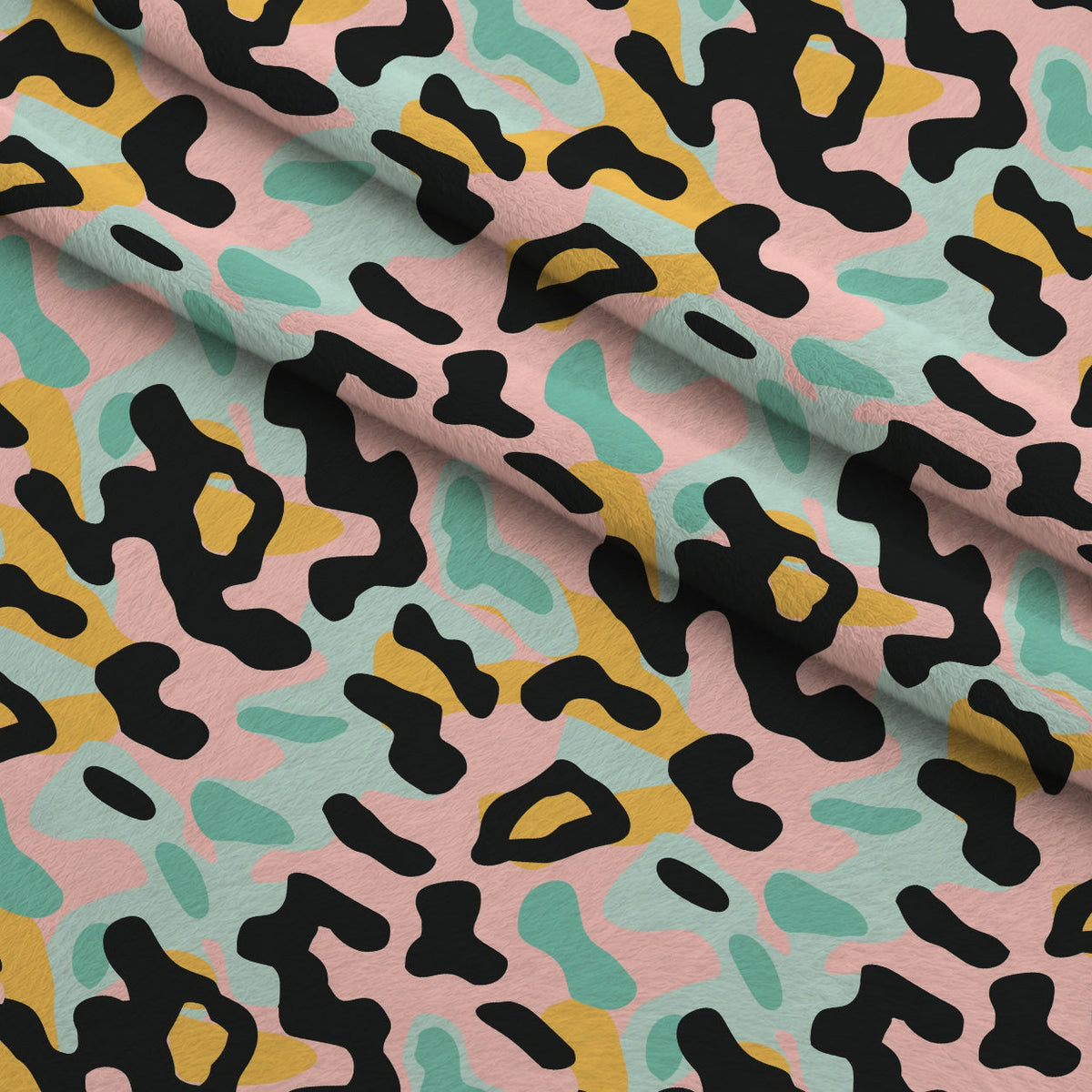 Sorbet Cheetah Spots Pattern 20 Minky Fabric