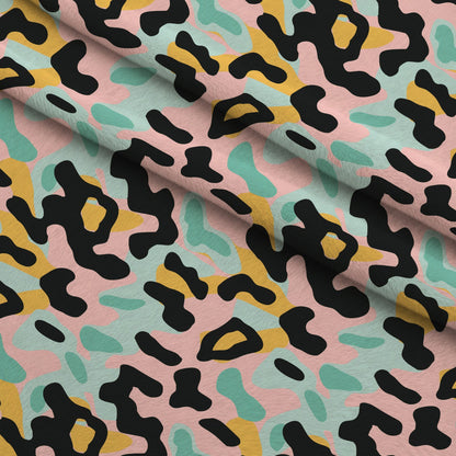 Sorbet Cheetah Spots Pattern 20 Minky Fabric