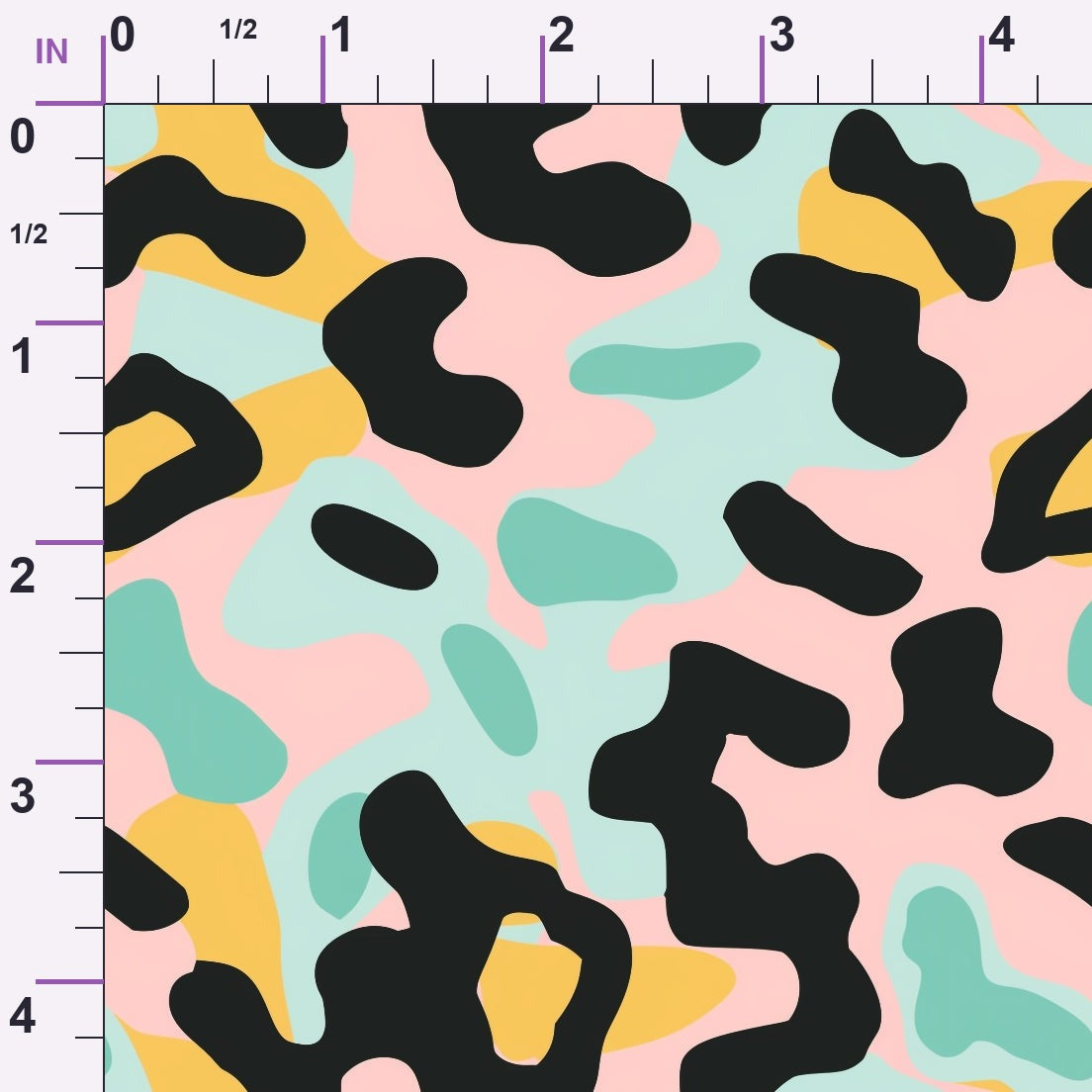 Sorbet Cheetah Spots Pattern 20 Minky Fabric