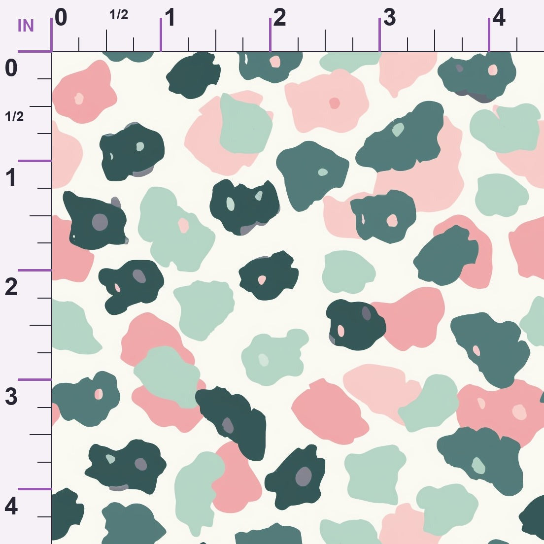 Sorbet Cheetah Spots Pattern 3 Minky Fabric