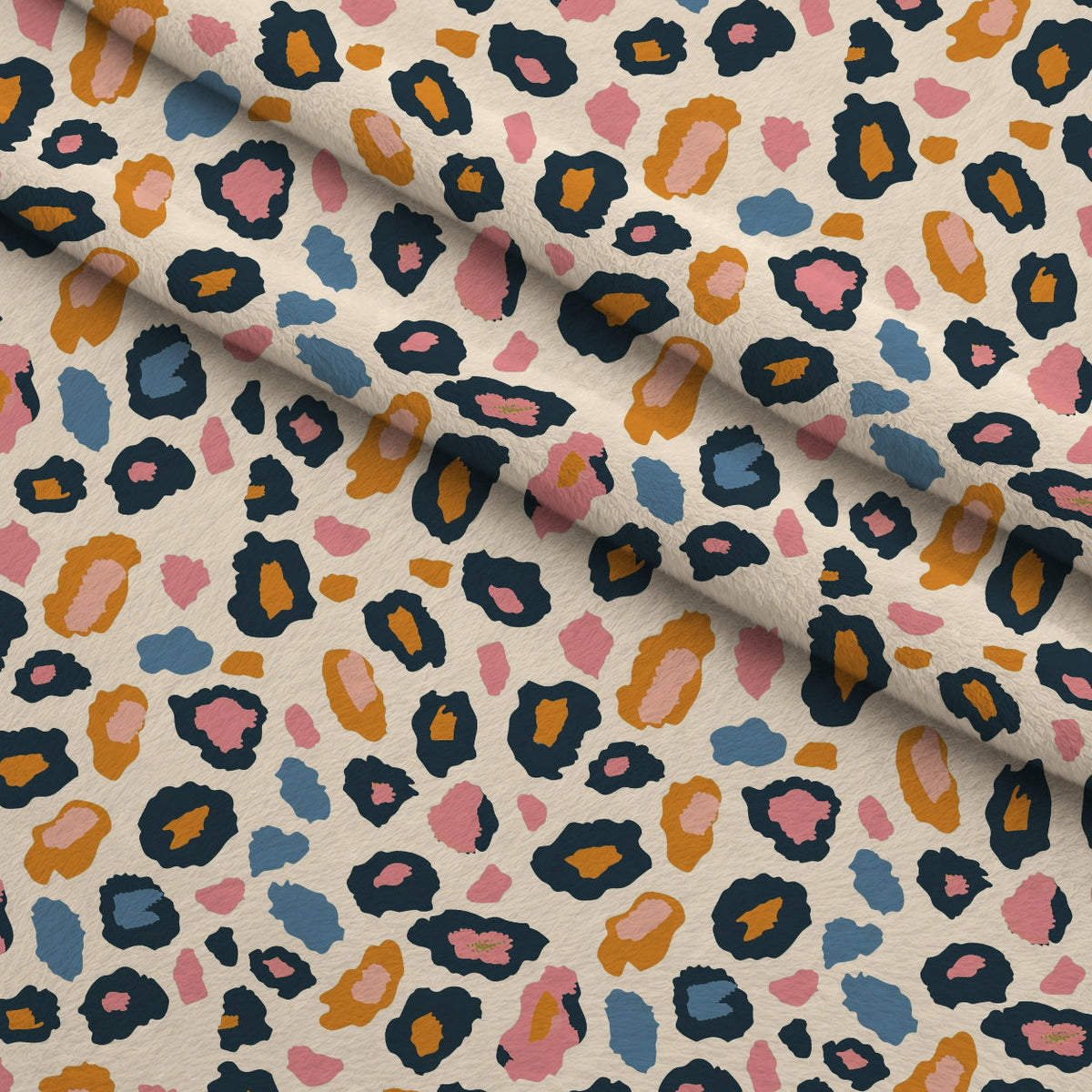 Sorbet Cheetah Spots Pattern 4 Minky Fabric