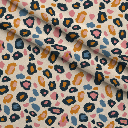 Sorbet Cheetah Spots Pattern 4 Minky Fabric