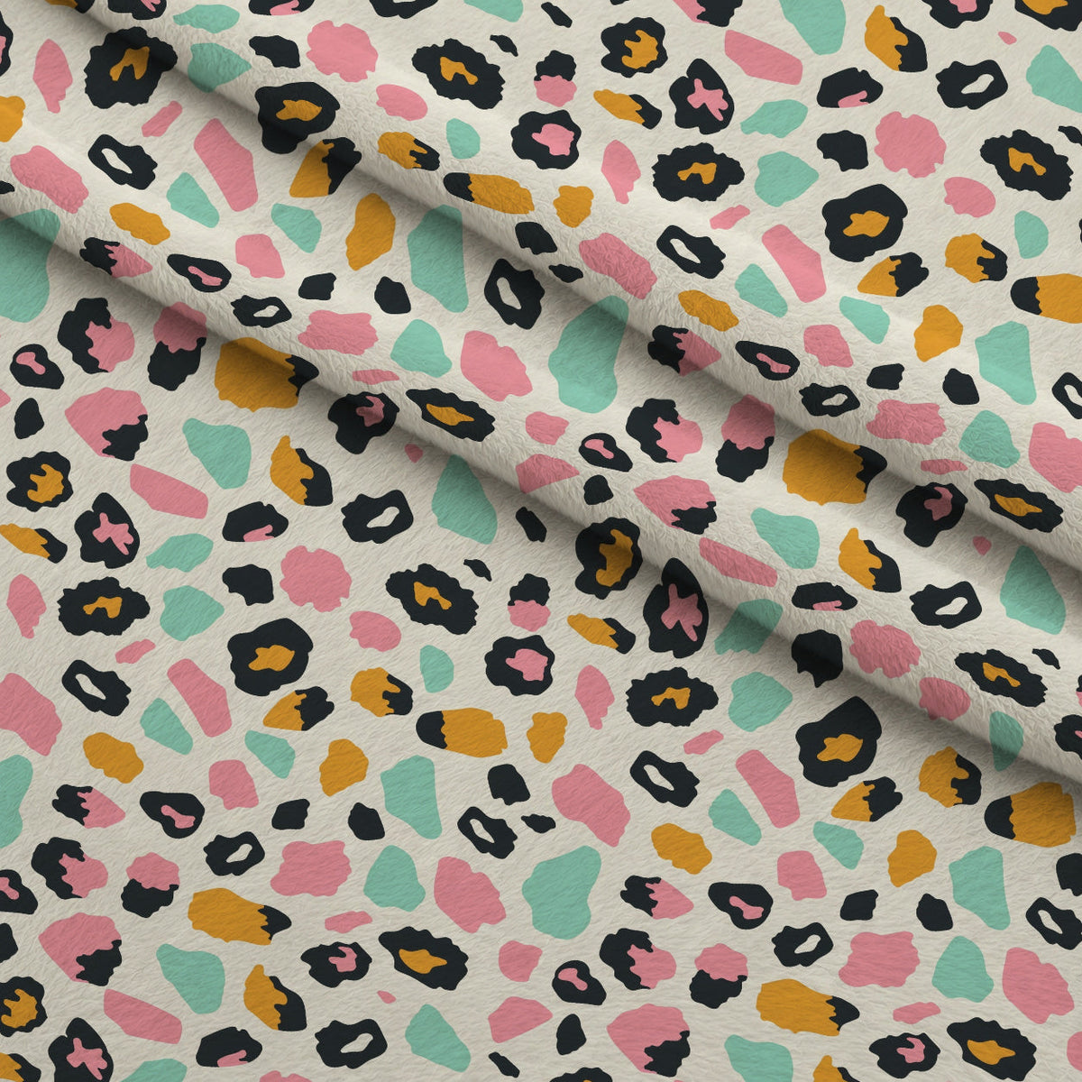 Sorbet Cheetah Spots Pattern 5 Minky Fabric