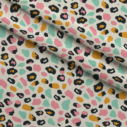 Sorbet Cheetah Spots Pattern 5 Minky Fabric
