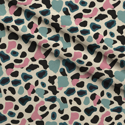 Sorbet Cheetah Spots Pattern 6 Minky Fabric