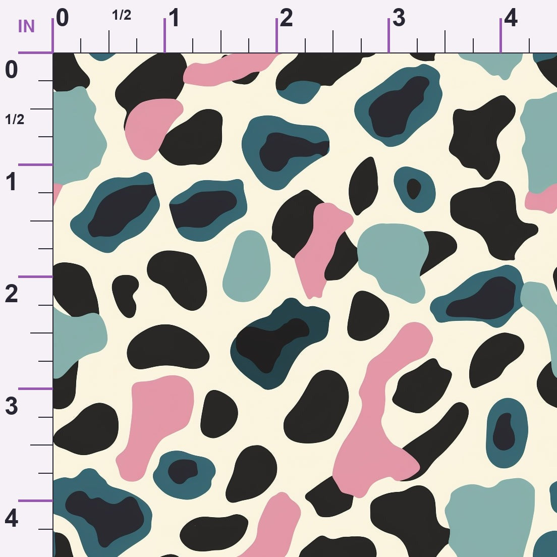 Sorbet Cheetah Spots Pattern 6 Minky Fabric