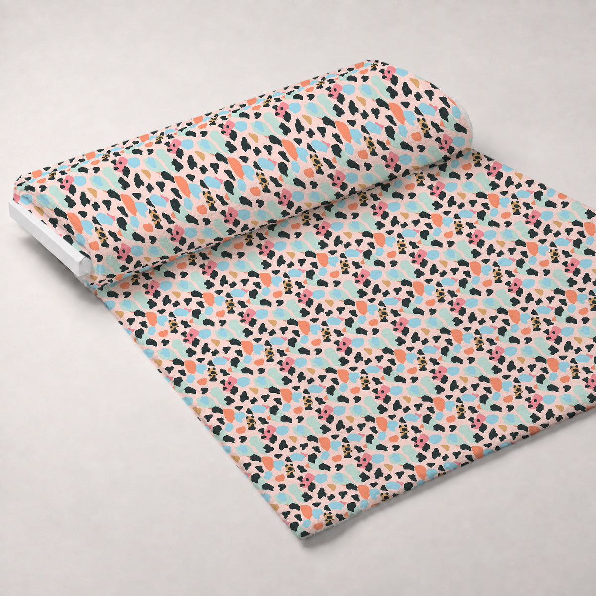 Sorbet Cheetah Spots Pattern 7 Minky Fabric