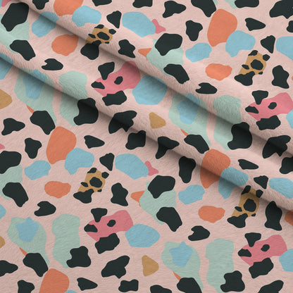 Sorbet Cheetah Spots Pattern 7 Minky Fabric