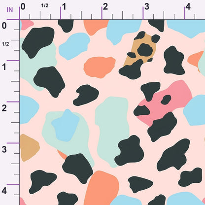 Sorbet Cheetah Spots Pattern 7 Minky Fabric