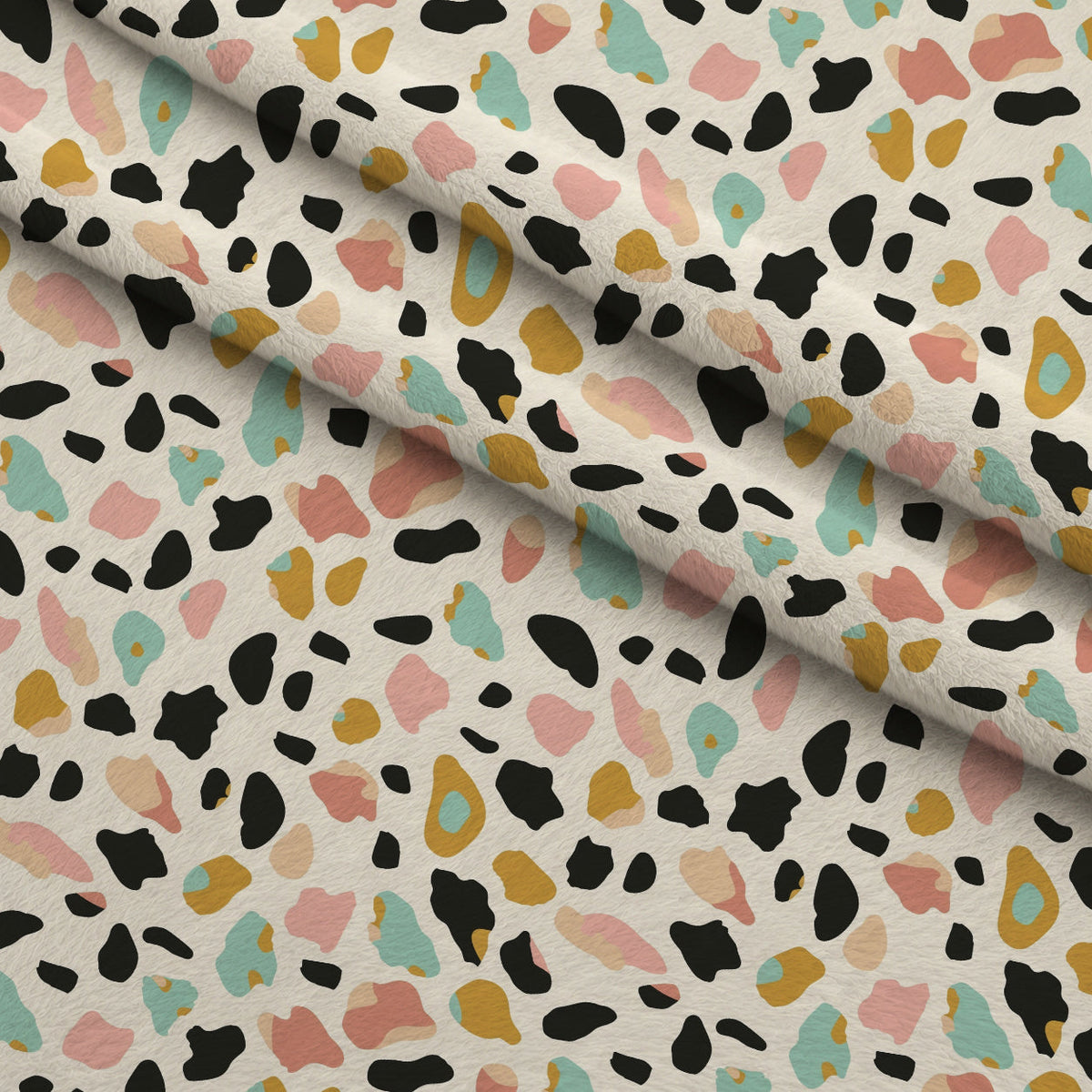 Sorbet Cheetah Spots Pattern 8 Minky Fabric