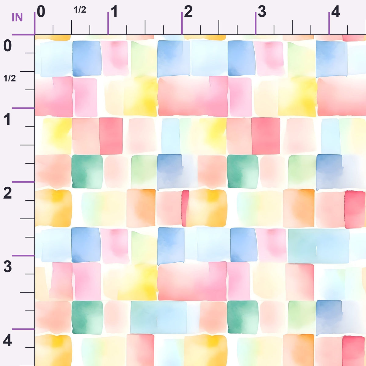 Sorbet Squares Pattern 12 Minky Fabric