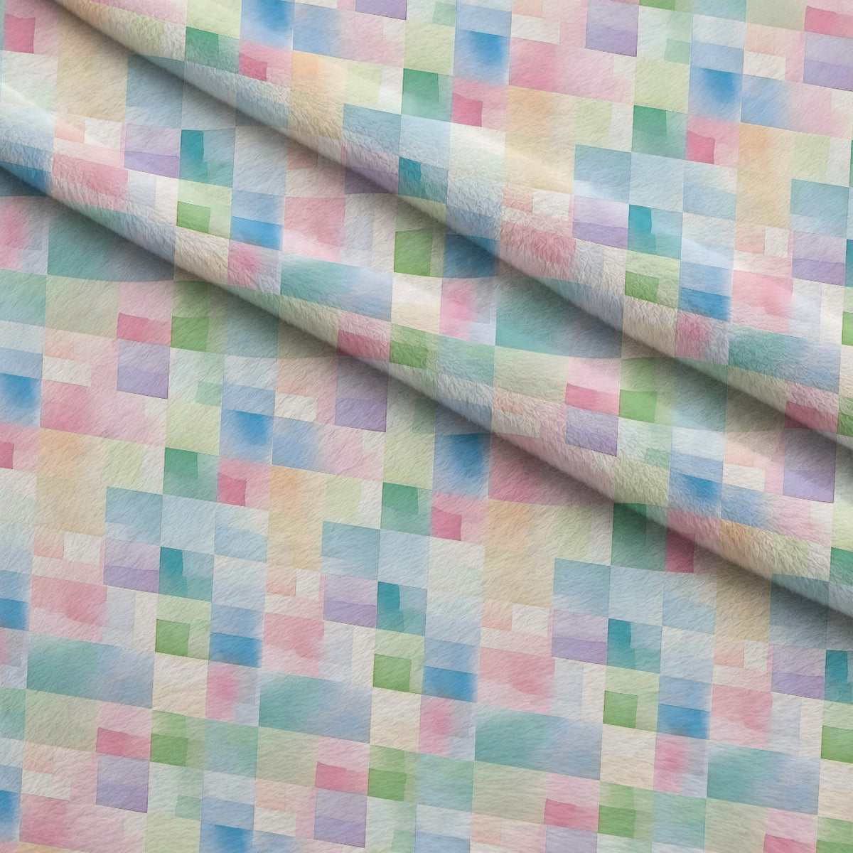 Sorbet Squares Pattern 2 Minky Fabric
