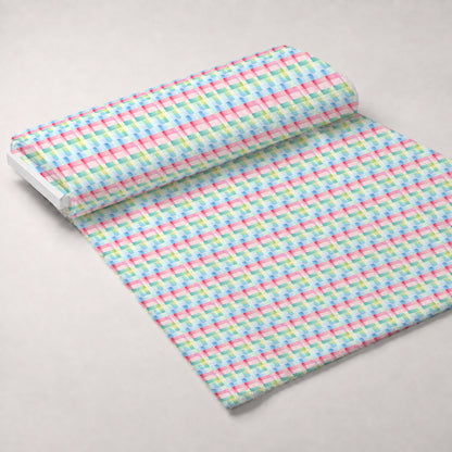 Sorbet Squares Pattern 3 Minky Fabric