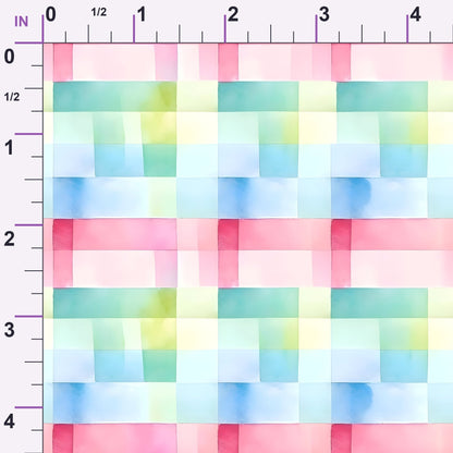 Sorbet Squares Pattern 3 Minky Fabric