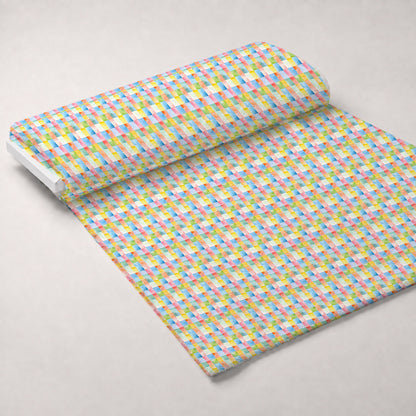 Sorbet Squares Pattern 4 Minky Fabric