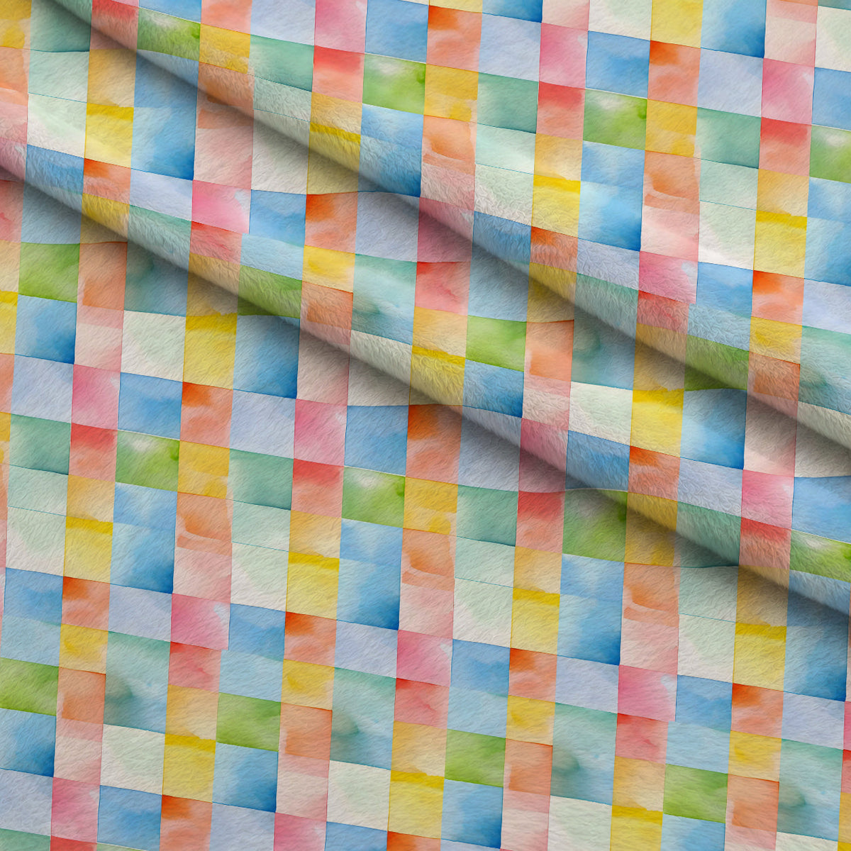 Sorbet Squares Pattern 4 Minky Fabric