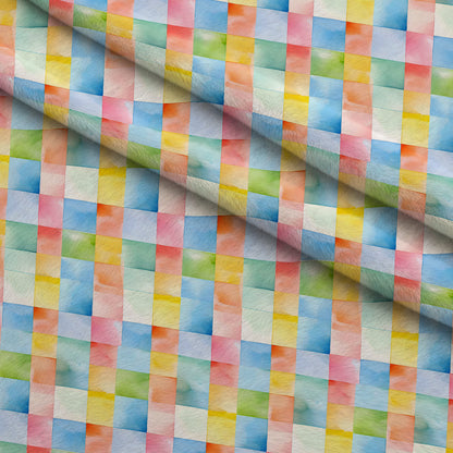 Sorbet Squares Pattern 4 Minky Fabric