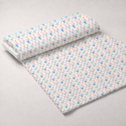 Sorbet Squares Pattern 5 Minky Fabric
