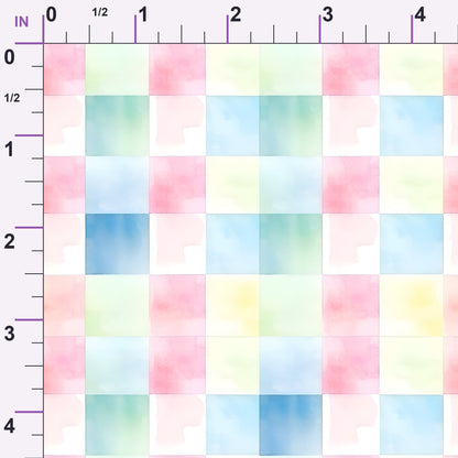 Sorbet Squares Pattern 5 Minky Fabric