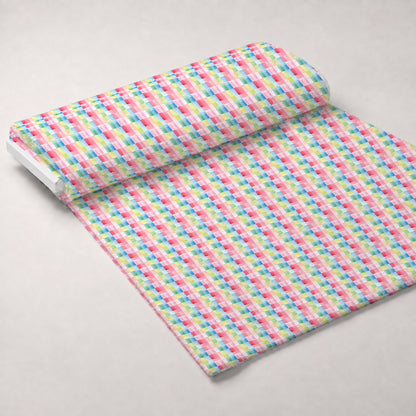 Sorbet Squares Pattern 8 Minky Fabric
