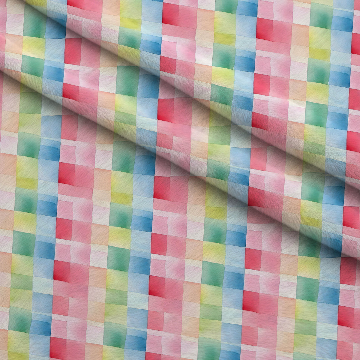 Sorbet Squares Pattern 8 Minky Fabric