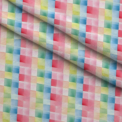 Sorbet Squares Pattern 8 Minky Fabric