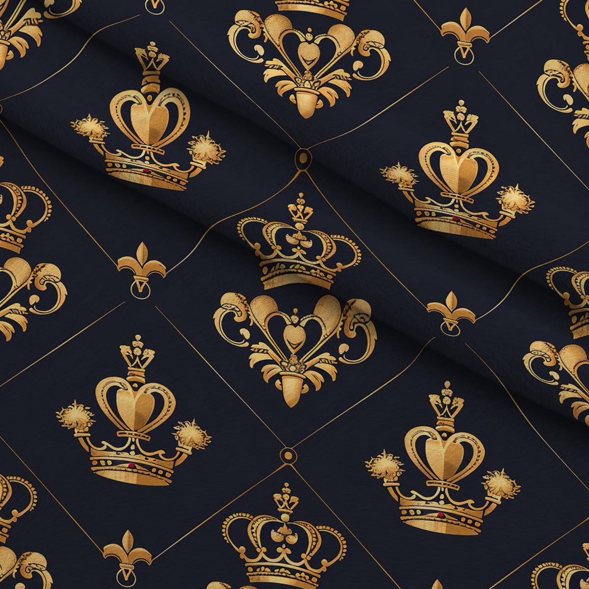 Sovereign Gold Pattern 1 Minky Fabric
