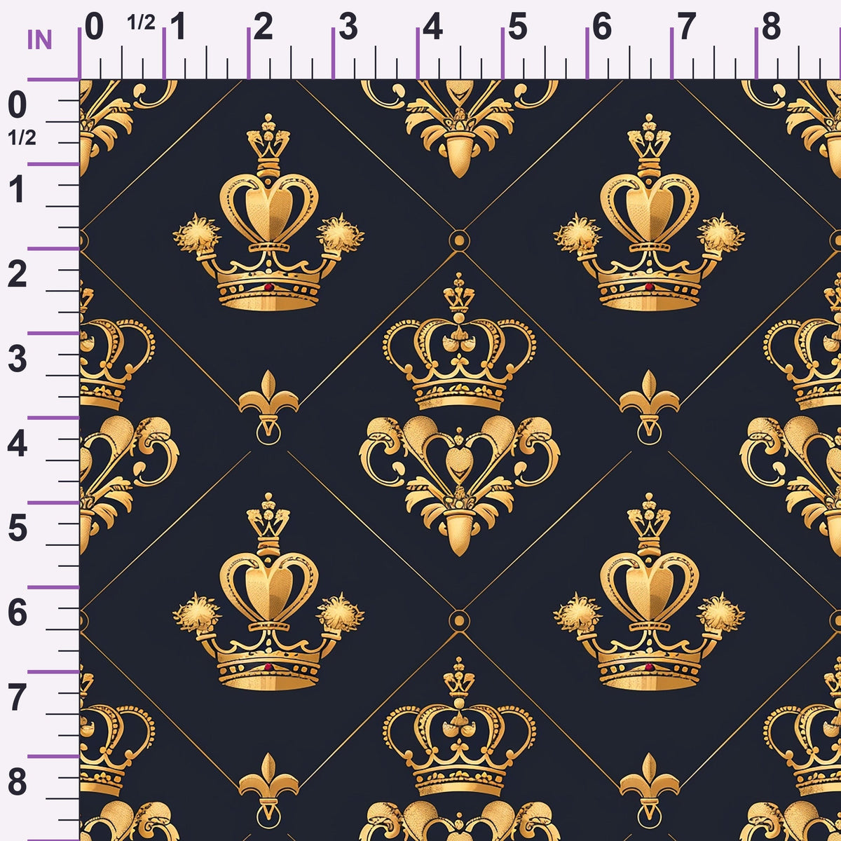 Sovereign Gold Pattern 1 Minky Fabric