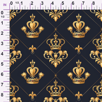Sovereign Gold Pattern 1 Minky Fabric