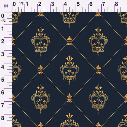 Sovereign Gold Pattern 2 Minky Fabric