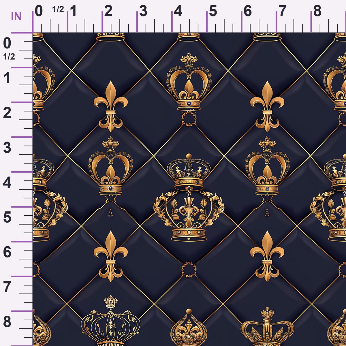 Sovereign Gold Pattern 3 Minky Fabric