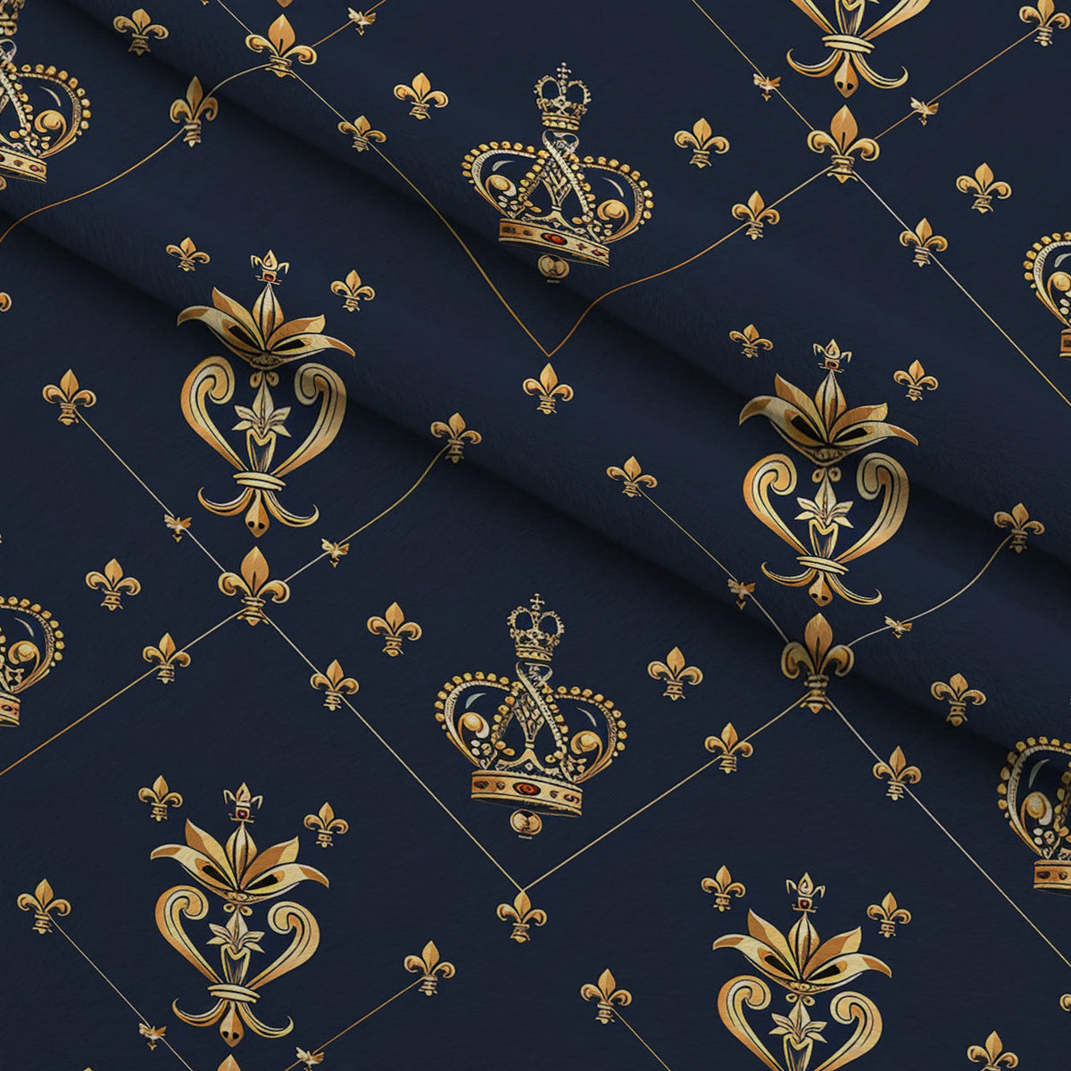 Sovereign Gold Pattern 4 Minky Fabric