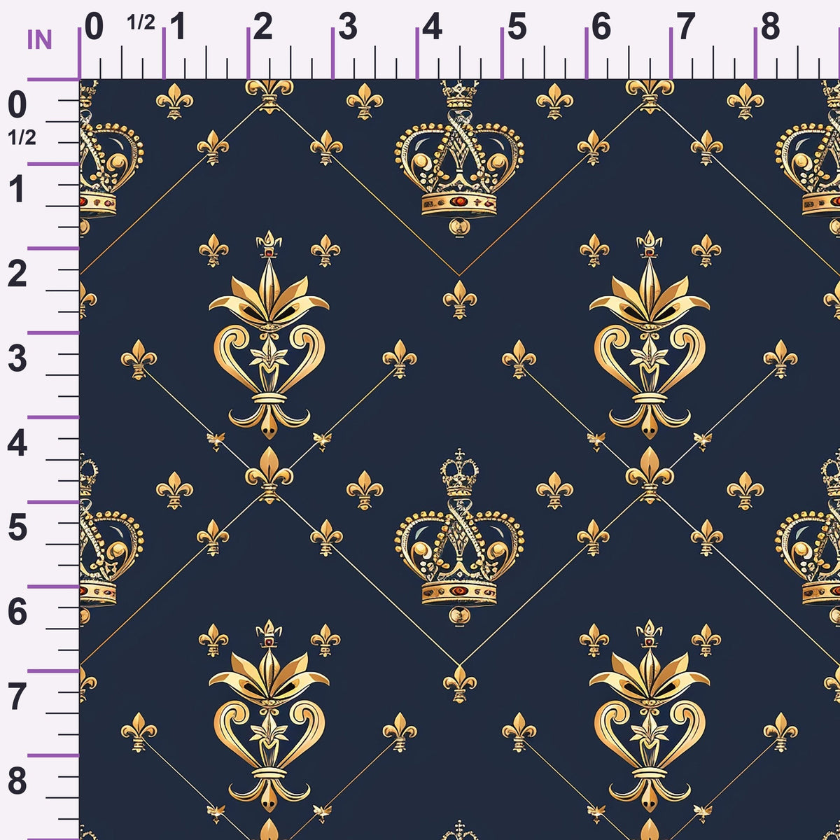 Sovereign Gold Pattern 4 Minky Fabric