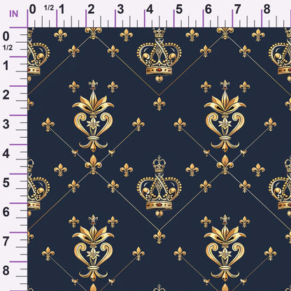 Sovereign Gold Pattern 4 Minky Fabric
