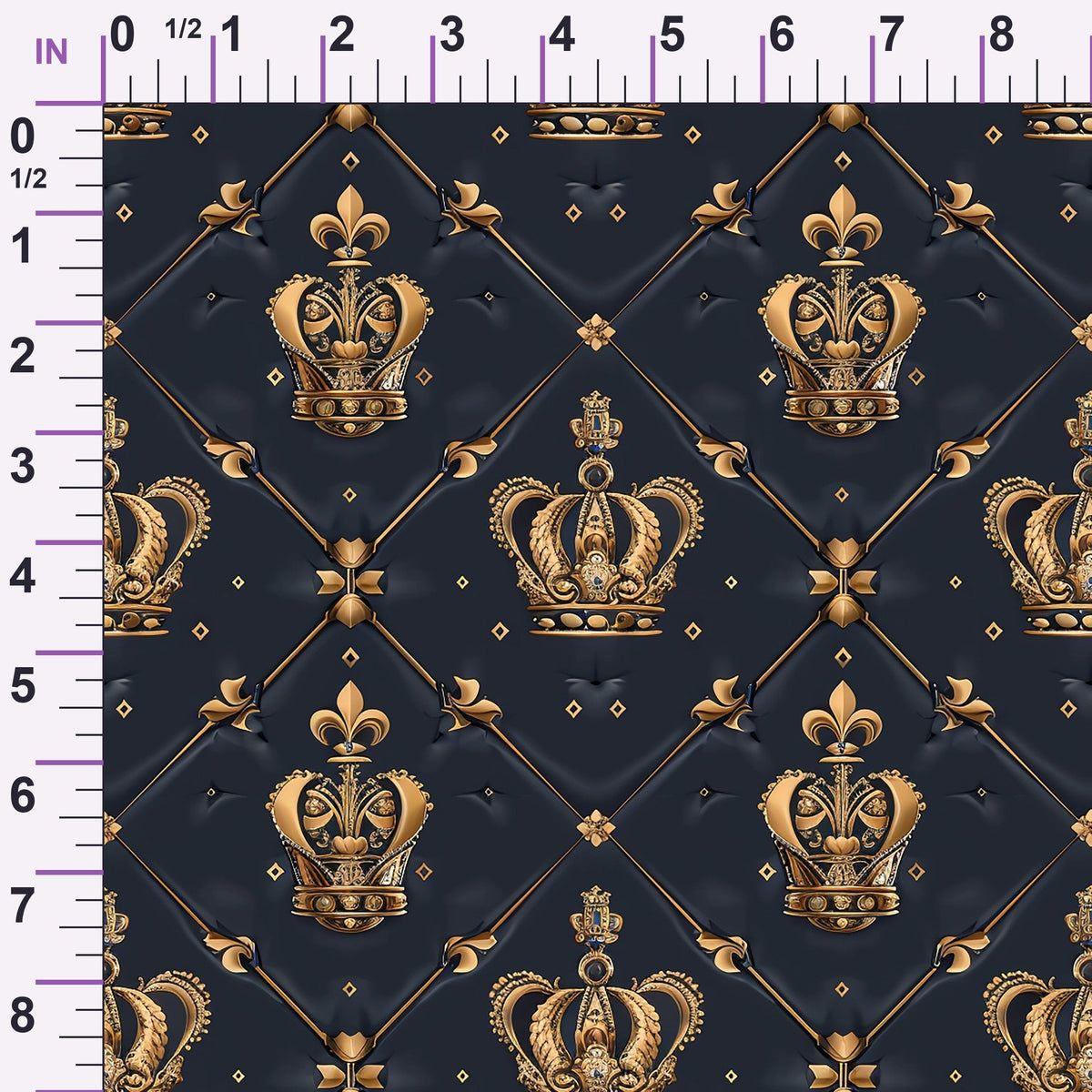 Sovereign Gold Pattern 6 Minky Fabric