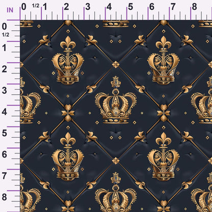 Sovereign Gold Pattern 6 Minky Fabric