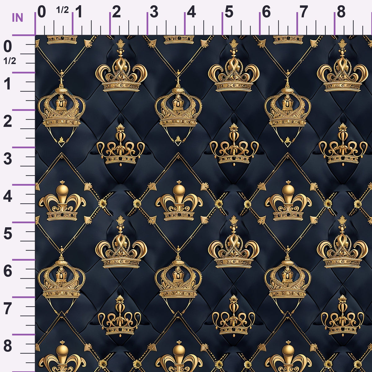Sovereign Gold Pattern 7 Minky Fabric