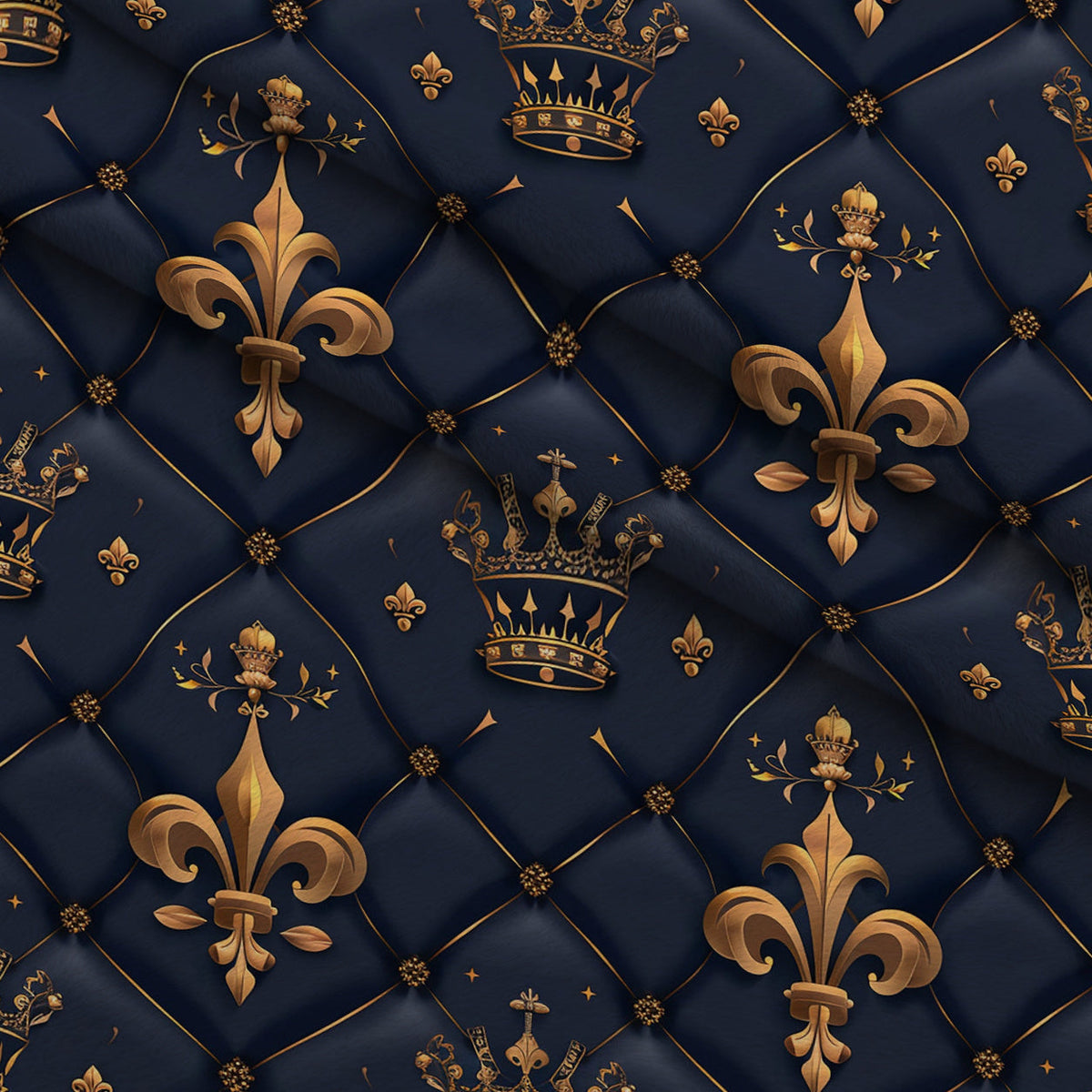 Sovereign Gold Pattern 8 Minky Fabric