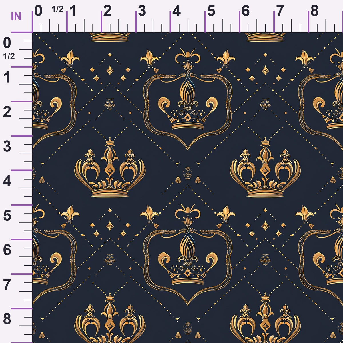 Sovereign Gold Pattern 9 Minky Fabric