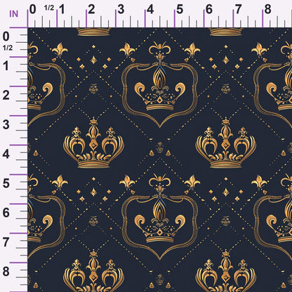 Sovereign Gold Pattern 9 Minky Fabric