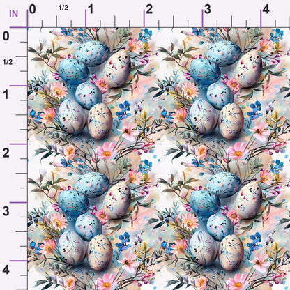Speckled Nest Blooms Pattern 1 Minky Fabric