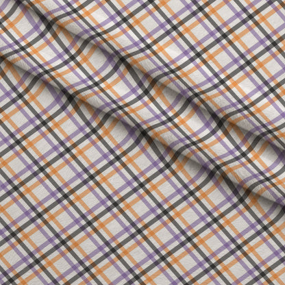 Spooky Plaids Pattern 11 Minky Fabric