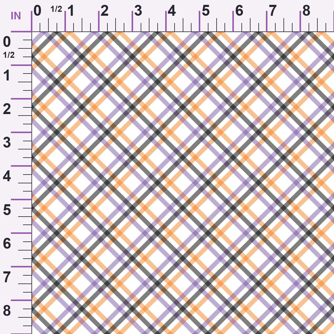 Spooky Plaids Pattern 11 Minky Fabric